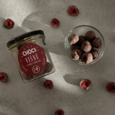 CHOCS Sour Cherries in 60% Dark Chocolate 100g
