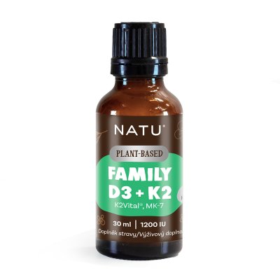 Family Vitamin D3+K2 (MK-7) vegan 30 ml