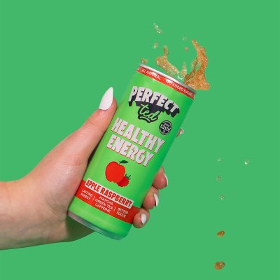 Healthy Matcha Energy Drink jablko a malina 4x250ml