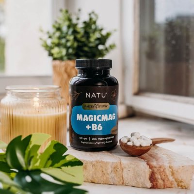 Garden Fusion Hořčík bisglycinát (magnesium)+vitamin B6 90 kapslí