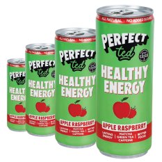 Healthy Matcha Energy Drink jablko a malina 4x250ml