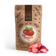 Lyofilizované jahody plátky 45g