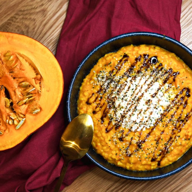 Dýňové rizoto s parmezánem