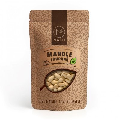 Mandle loupané 500g
