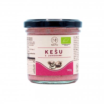 Organic Cashew Butter with Strawberries 140g