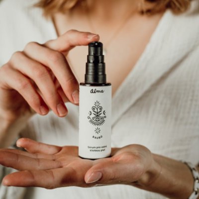 Alma pleťové sérum pro křehkou pleť s ectoinem, kadidlovníkem a ovsem Baubó 30ml