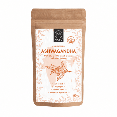 Ashwagandha BIO prášek 80g