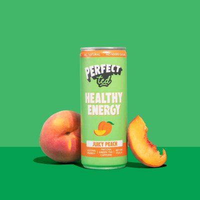 Healthy Matcha Energy Drink broskev 4x250 ml