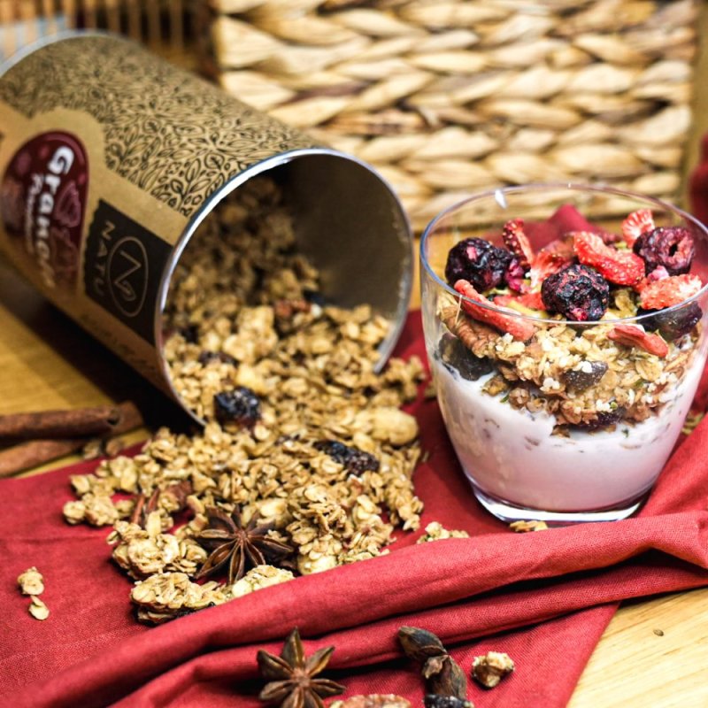 Perníková granola bowl