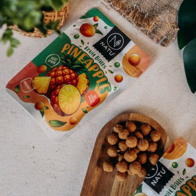 Organic Fruit Balls Pineapple  90g