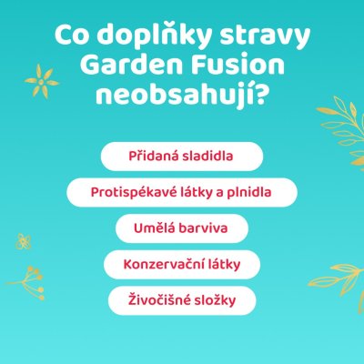 Garden Fusion MSM 1500 mg s vitaminem C 180 kapslí