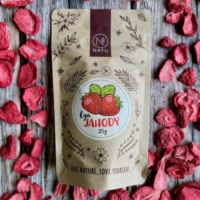 Freeze Dried Strawberry Slices 20g