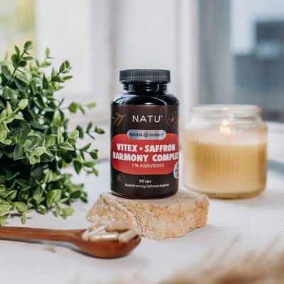 Drmek extrakt (1% agnusidů) se šafránem 90 kapslí