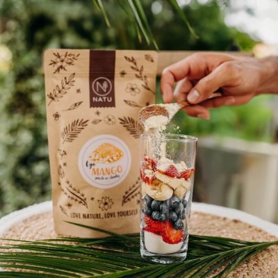 Lyofilizované mango prach se zlomky 80g
