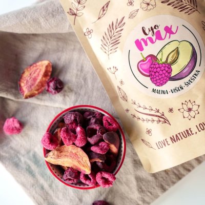 Lyo mix malina a višeň 35g