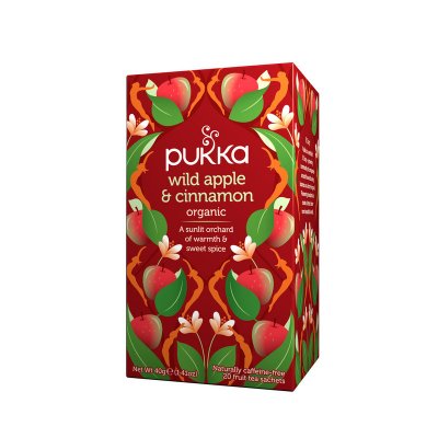 Pukka ajurvédský BIO čaj - Wild Apple & Cinnamon 20 x 2g