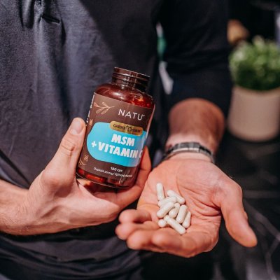 Garden Fusion MSM 1500 mg s vitaminem C 180 kapslí