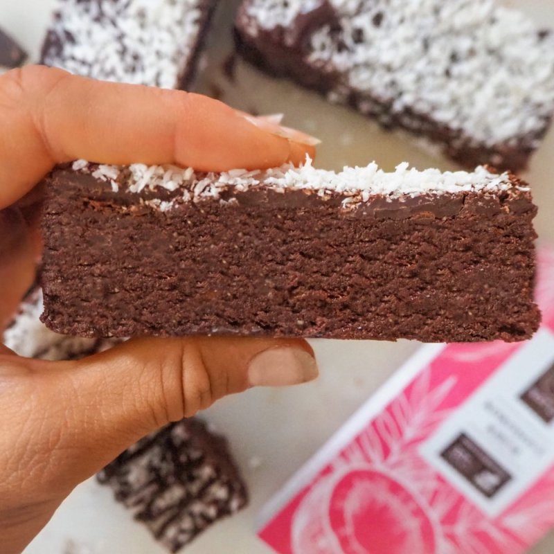 Extračokoládové kokosové brownies
