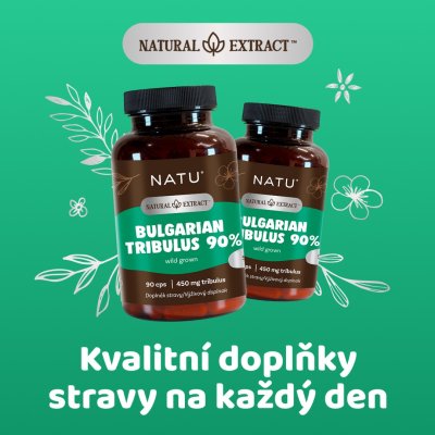 Bulharský kotvičník (Tribulus) extrakt 90 % saponinů 90 kapslí