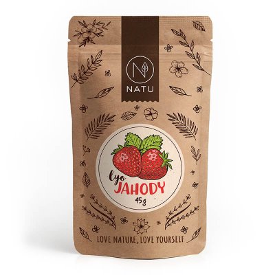 Freeze Dried Strawberry Slices 45g