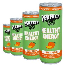 Healthy Matcha Energy Drink broskev 4x250 ml