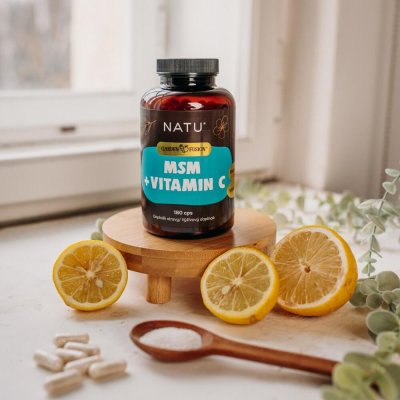 Garden Fusion MSM 1500 mg s vitaminem C 180 kapslí