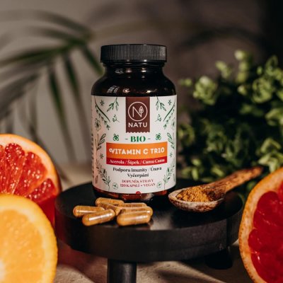 Trio podpora imunity — Zázvor, Hořčík + Vitamin C