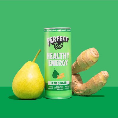 Healthy Matcha Energy Drink Pear and Ginger 250ml