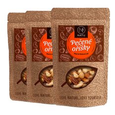 Pečené oříšky s medem a solí 3x200g