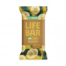 Lifefood Lifebar Oat Snack banánový BIO 40g