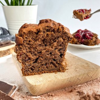 PROTEINOVÝ ČOKOLÁDOVÝ CHLEBÍČEK