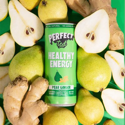 Healthy Matcha Energy Drink Pear and Ginger 250ml