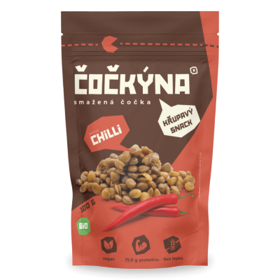 Čočkýna příchuť chilli BIO 100g