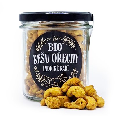 Organic Indian Curry Cashews 150g