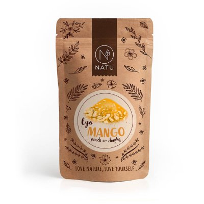Lyofilizované mango prach se zlomky 80g