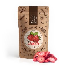 Lyofilizované jahody plátky 20g