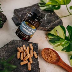 Garden Fusion Bioaktivní zinek 15 mg, selen, extrakt ze zeleného čaje 90 kapslí