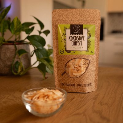 Organic Coconut Chips Roasted 70 g