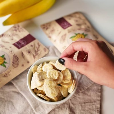 Freeze Dried Banana Slices 45g