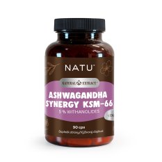 Ashwagandha extrakt KSM-66 (5% withanolidů) s piperinem 90 kapslí