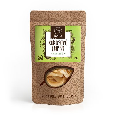 Organic Coconut Chips Roasted 70 g