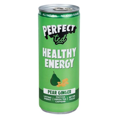 Healthy Matcha Energy Drink Pear and Ginger 250ml