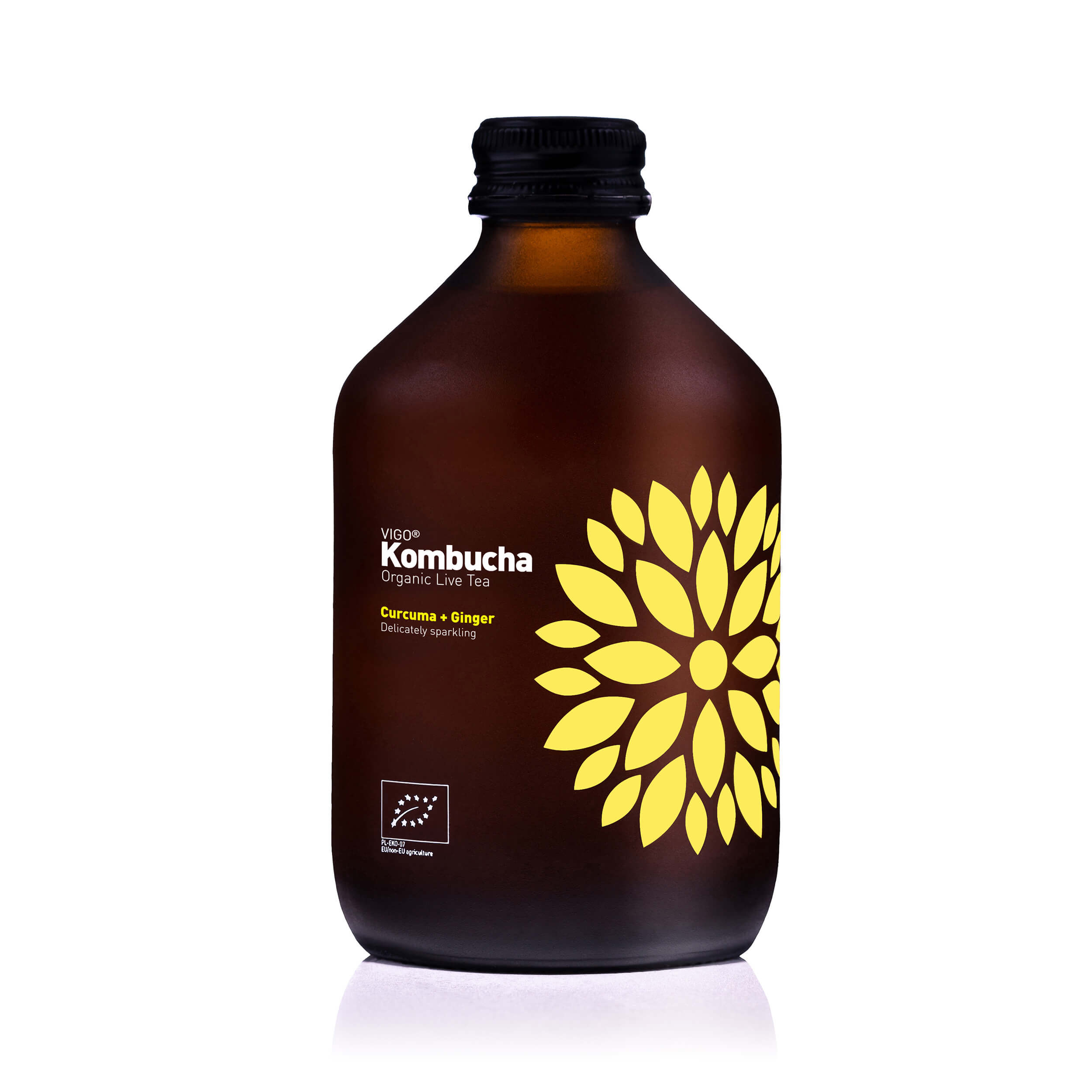 VIGO Kombucha kurkuma a zázvor BIO 330ml