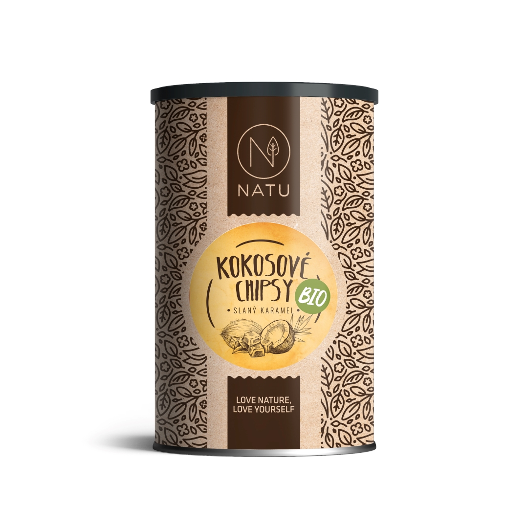 Kokosové chipsy slaný karamel BIO — náhled 5