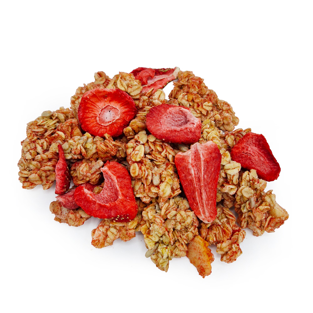 Jahodová granola s mandlemi — náhled 2
