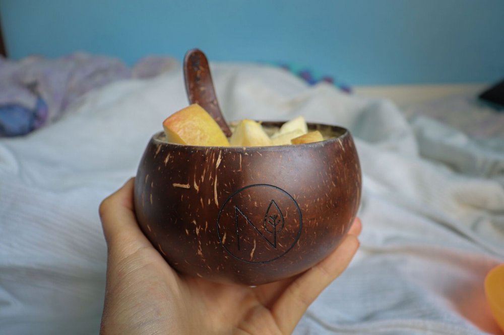Kokosová miska natural — náhled 2
