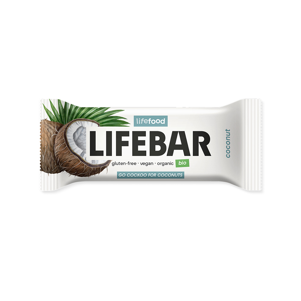 Lifefood Lifebar Kokosová BIO RAW 47g