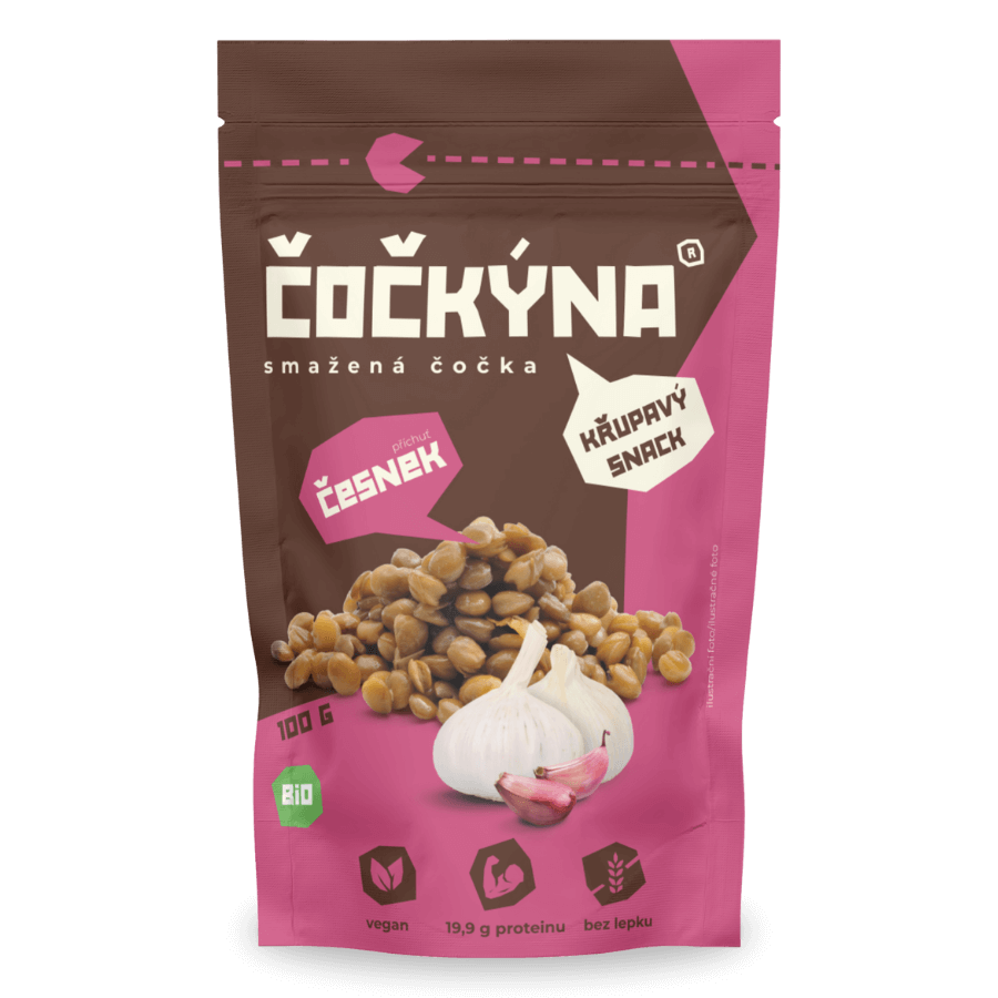 Čočkýna příchuť česnek 100g