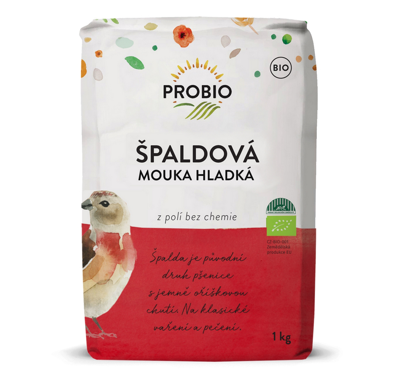 PROBIO Mouka špaldová hladká BIO 1kg