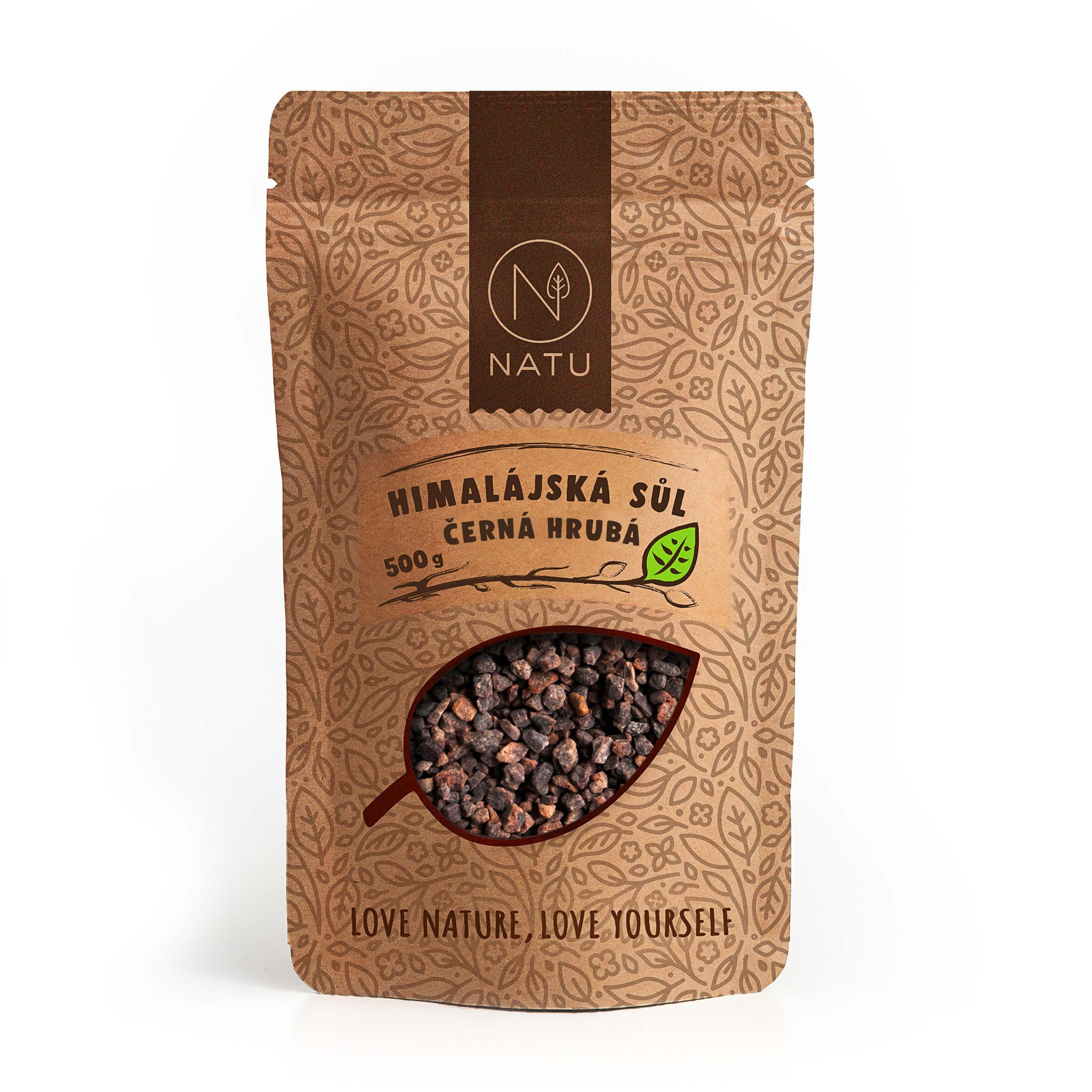 NATU Himalájská černá sůl hrubá 500 g